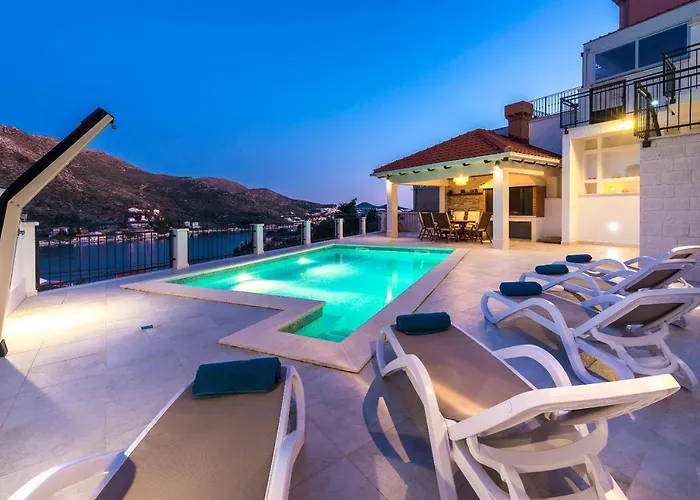 Nila - Private Pool And Sea View Dubrownik